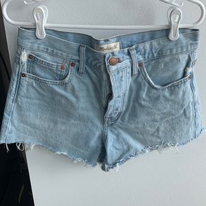 Madewell relaxed denim shorts